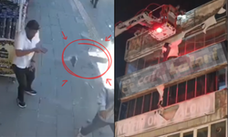 Van Cumhuriyet Caddesi’nde Panik! Yoldan Geçenler Ölümden Kıl Payı Kurtuldu