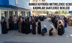 Van’da sosyal yardım kuyruğu