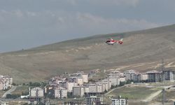 Ambulans helikopter kalp hastası için havalandı