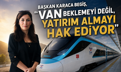 Başkan Karaca Begiş, “Van Beklemeyi Değil, Yatırım Almayı Hak Ediyor”