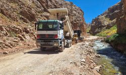 Van'da Bozulan Kırsal Yollar Tek Tek Onarılıyor
