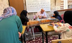 Yaz Kur'an kursunda manevi eğitim sanatla buluşuyor
