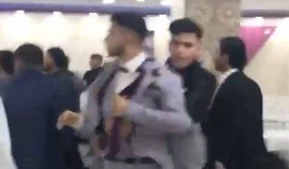 Düğünde kız ve erkek tarafı kavga tutuştu!
