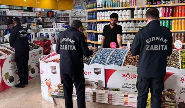 Şırnak’ta Bayram Öncesi Zabıta Denetimleri Sıklaştırıldı
