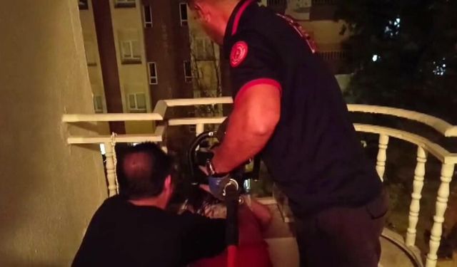 4 Yaşındaki Çocuğun İmdadına İtfaiye Yetişti