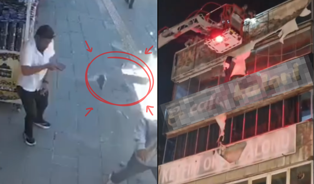Van Cumhuriyet Caddesi’nde Panik! Yoldan Geçenler Ölümden Kıl Payı Kurtuldu