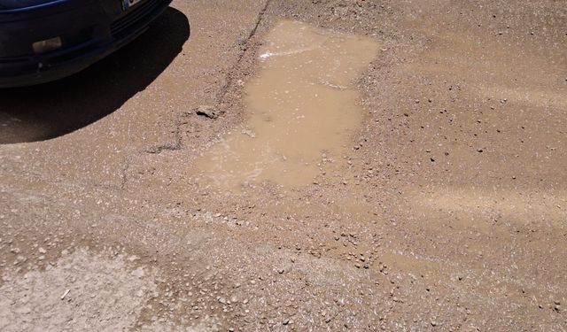 Van'da Bozuk Yollar İsyan Ettirdi