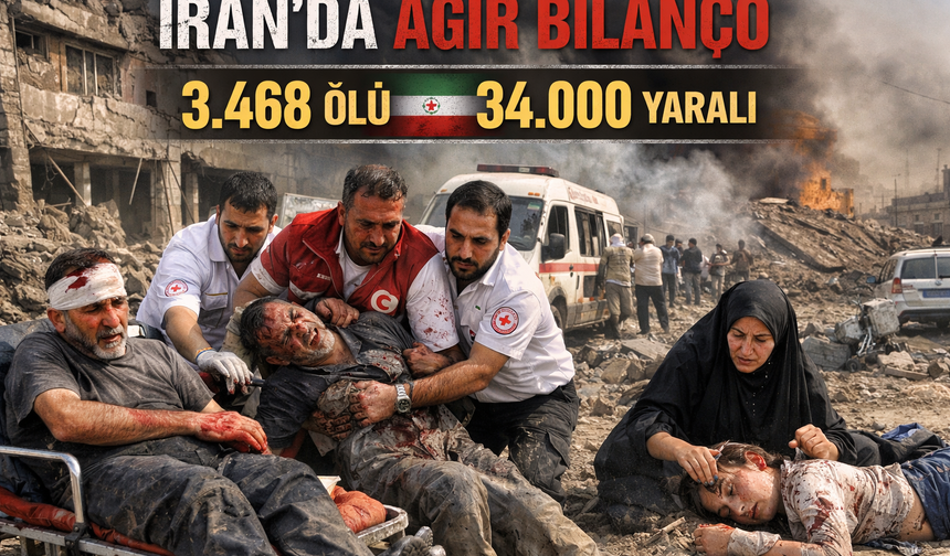 Savaşın Bilançosu Ağırlaşıyor: İran’da Can Kaybı 3 Bin 468’e Yükseldi