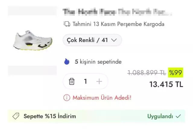 Milyonluk Ayakkabi 13 Bine Indi 19237293 6724 M