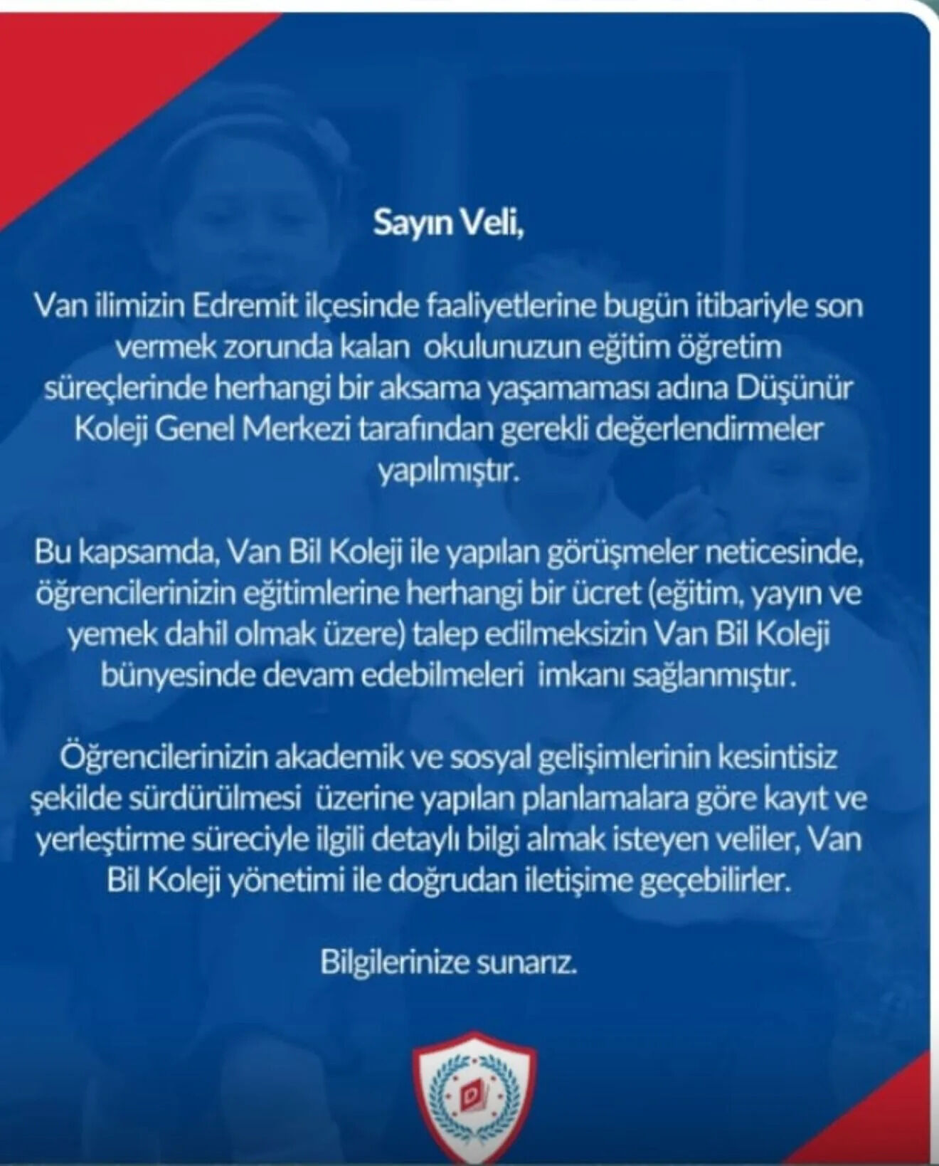 Van’da Milyonluk Dolandırma Krizi Özel Kolej Kapısına Kilit Vurdu