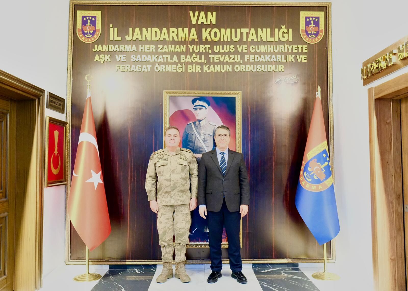 Bi̇k Van Bölge Müdürü Karadağ’dan Tuğgeneral Mücahit Avkıran’a Ziyaret