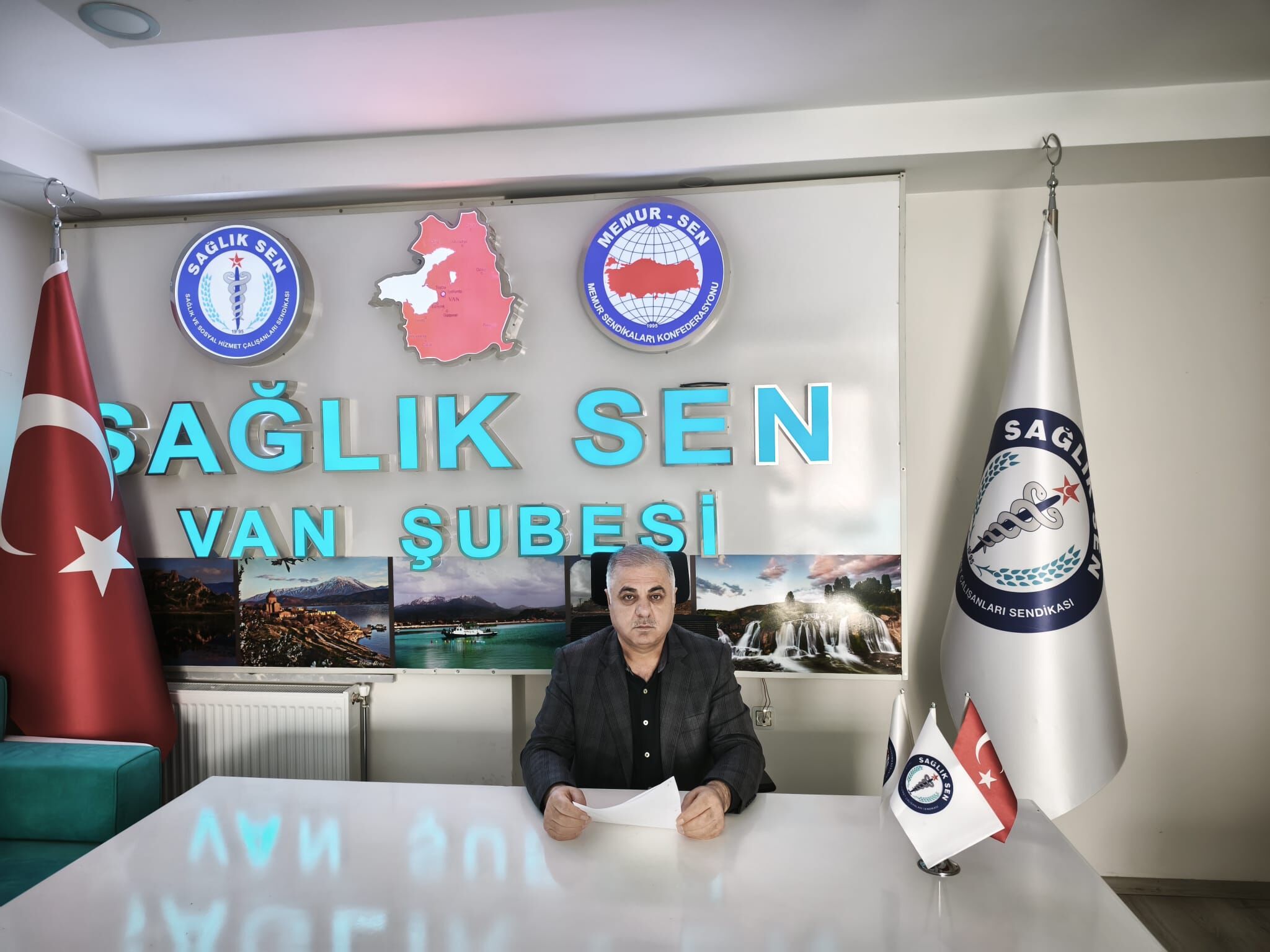 Sağlık Sen Van Şube Başkanı Hikmet