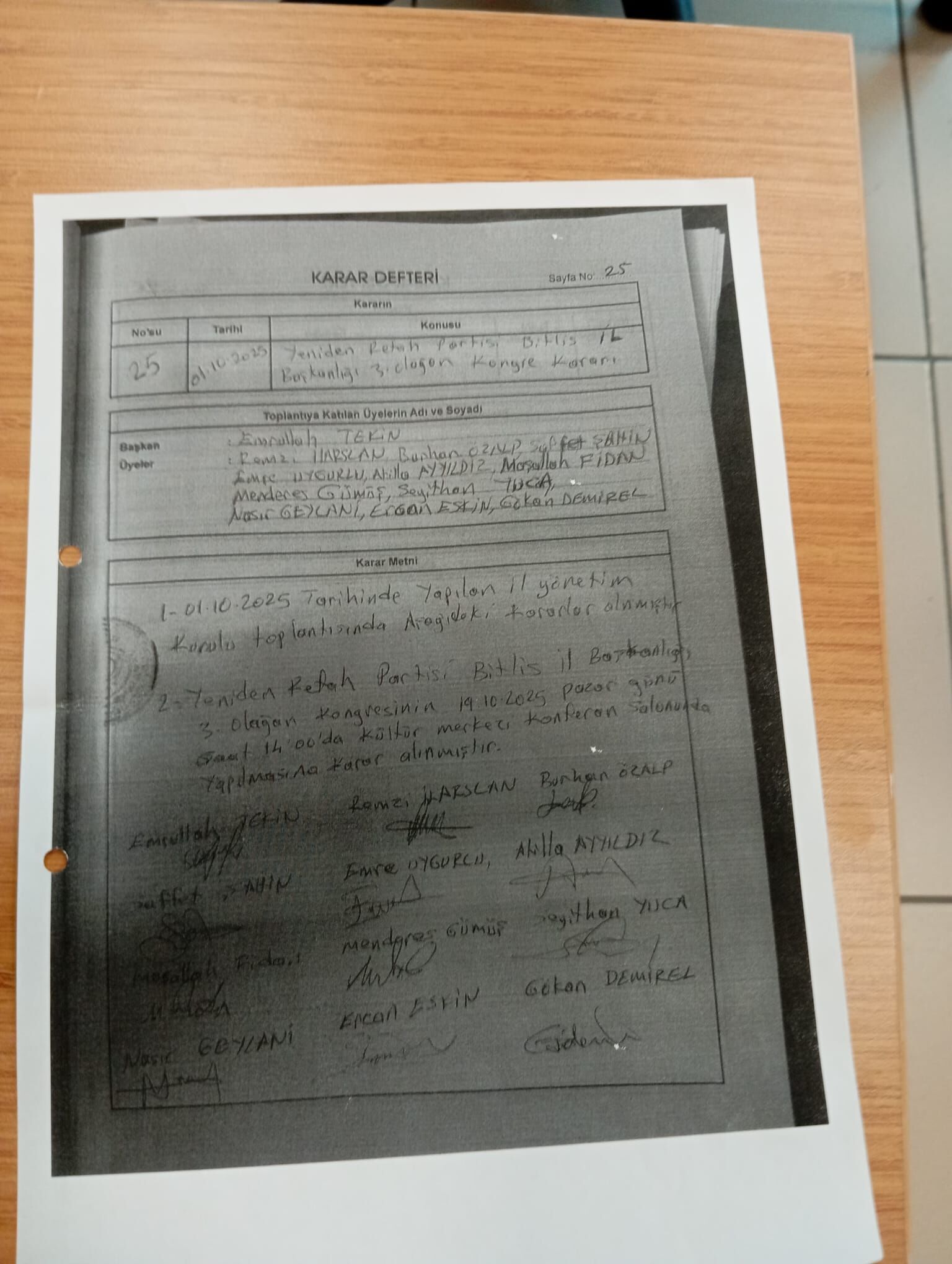Yeniden Refah Partisi İl Kongresi Tartışması Usulsüzlük İddiaları (1)