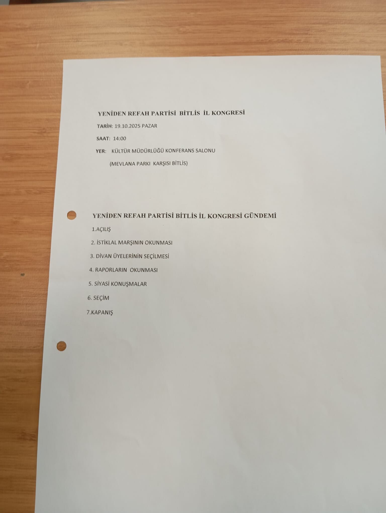 Yeniden Refah Partisi İl Kongresi Tartışması Usulsüzlük İddiaları (5)