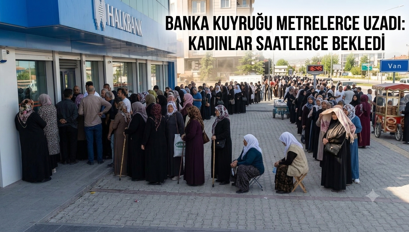 Van’da Sosyal Yardım Kuyruğu